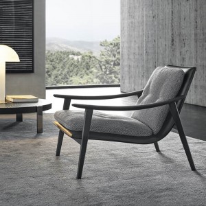 Tela moderna de tapicería relajante perezoso ocio reclinable reclinador acento sillón muebles