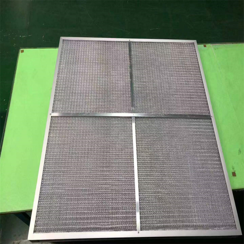 CAPA DE COCINA COMPROMISIÓN CAMPANTE METAL METAL GRASA FILTRO/aluminum Lavable Panel plisado PRE HVAC Filtro