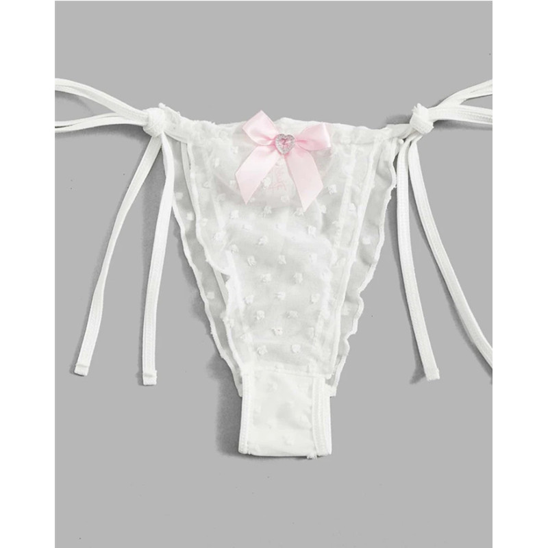 Venta al por mayor Día de San Valentín Femenino Dos piezas Sujetador Panty Set Erotica Sensual Ropa interior Encaje Mujeres Sexy Lenceria Lencería Sexy