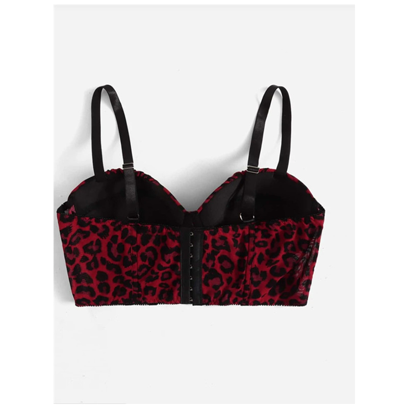 PLUS LEOPARD RUPHED BUST STROADLE STARTHIRE