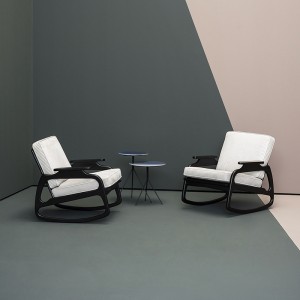 Tela de marco de madera francés Silla de sofá Silla Silla Moderno Salón Acento Sillas para muebles de sala de estar