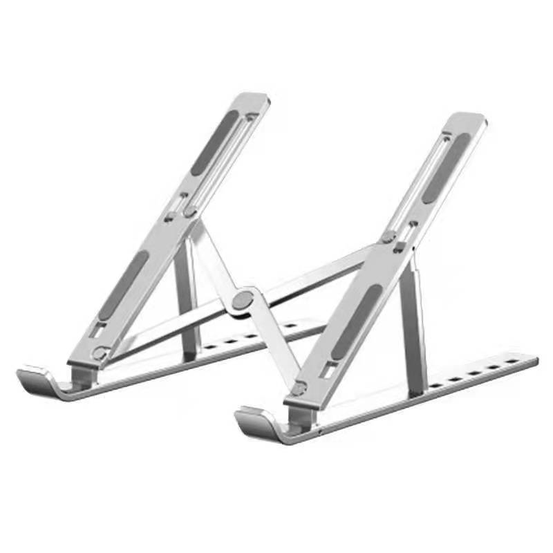 Soporte portátil tablet aleación de aluminio soporte de computadora plegable elevador de escritorio monitor vertical soporte de enfriamiento