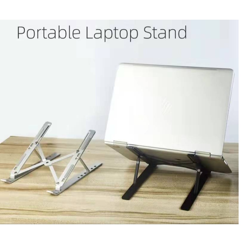 Soporte portátil tablet aleación de aluminio soporte de computadora plegable elevador de escritorio monitor vertical soporte de enfriamiento