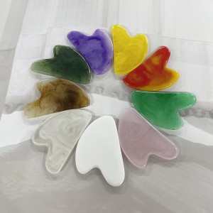 Roller Face Slimming Massagming Lift Tool Herramienta de resina Masaje facial Rodillo Masaje de la piel Care de belleza V Con forma de cabeza Doble cabeza Gua Sha Sha Sha Shaks