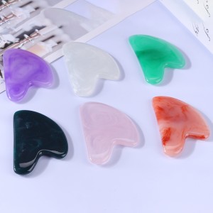 Roller Face Slimming Massagming Lift Tool Herramienta de resina Masaje facial Rodillo Masaje de la piel Care de belleza V Con forma de cabeza Doble cabeza Gua Sha Sha Sha Shaks