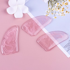 Roller Face Slimming Massagming Lift Tool Herramienta de resina Masaje facial Rodillo Masaje de la piel Care de belleza V Con forma de cabeza Doble cabeza Gua Sha Sha Sha Shaks