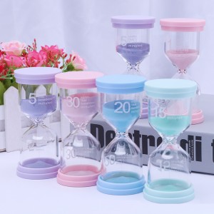 Temporizadores de arena paraniños, juguetes de aprendizaje preescolar, temporizadores coloridos 1/3/5/10/25/25 minutos Temporizador de aula, Temporizador de cepillo de dientes de reloj de arena, Juguetes sensoriales