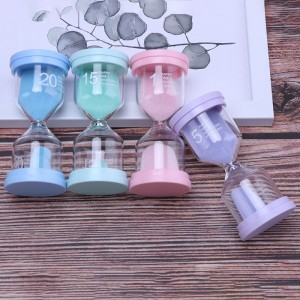 Temporizadores de arena paraniños, juguetes de aprendizaje preescolar, temporizadores coloridos 1/3/5/10/25/25 minutos Temporizador de aula, Temporizador de cepillo de dientes de reloj de arena, Juguetes sensoriales