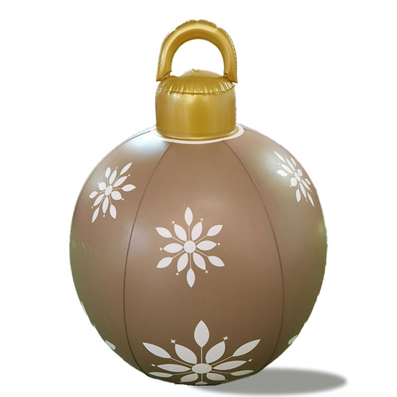 Bolas de decoración inflables de Navidad, adornos colgantes inflables de Navidad PVC