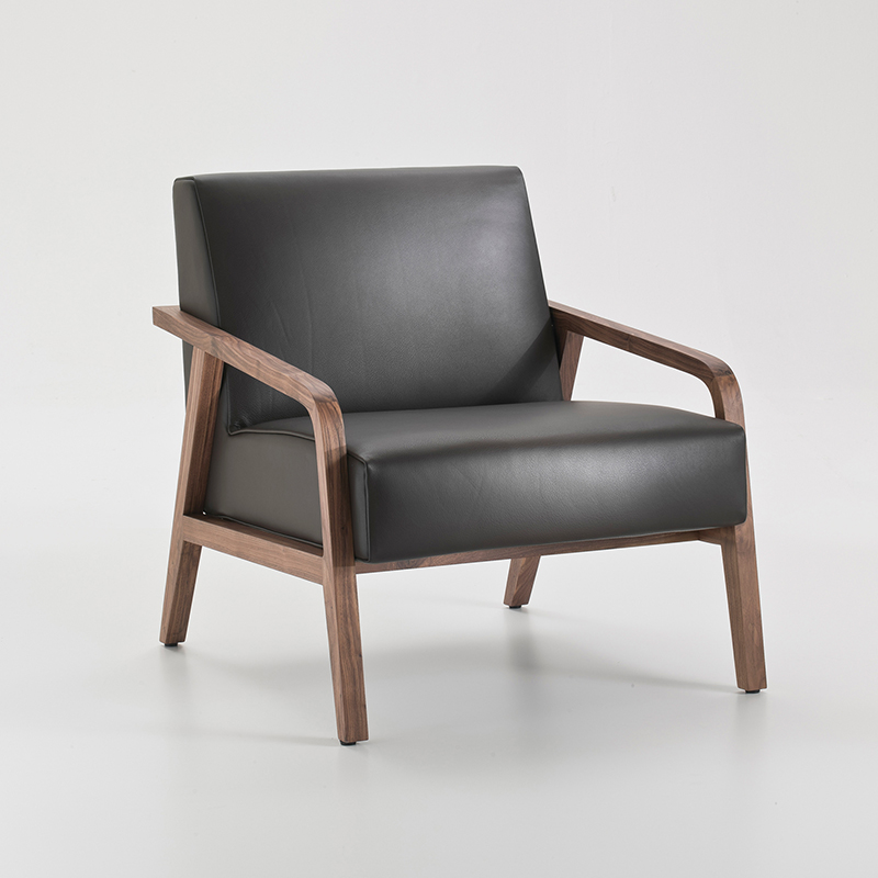 Muebles modernos Diseño de sala de estar SOFA SOFA SOFA BENT DE CUERO CHAISE SUCHONE CON OTOMANO