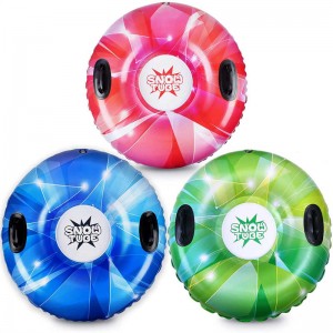 Invierno al aire libre para padres e hijos de juguetes interactivos, tubo denievenflatable