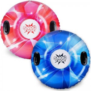 Invierno al aire libre para padres e hijos de juguetes interactivos, tubo denievenflatable