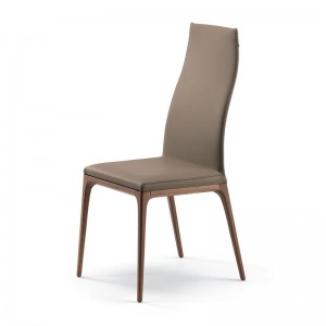 muebles para el hogar sillas de comedor silla de comedor de cuero moderno italiano de lujo