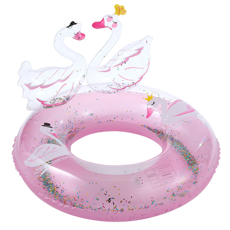 Niños Lindo anillo denatación de cisne, anillo inflable paraniños