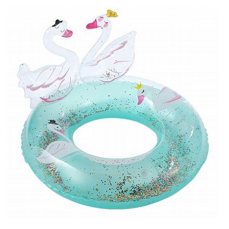 Niños Lindo anillo denatación de cisne, anillo inflable paraniños