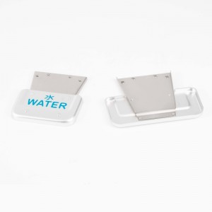 Placas estampadas de aluminio con color