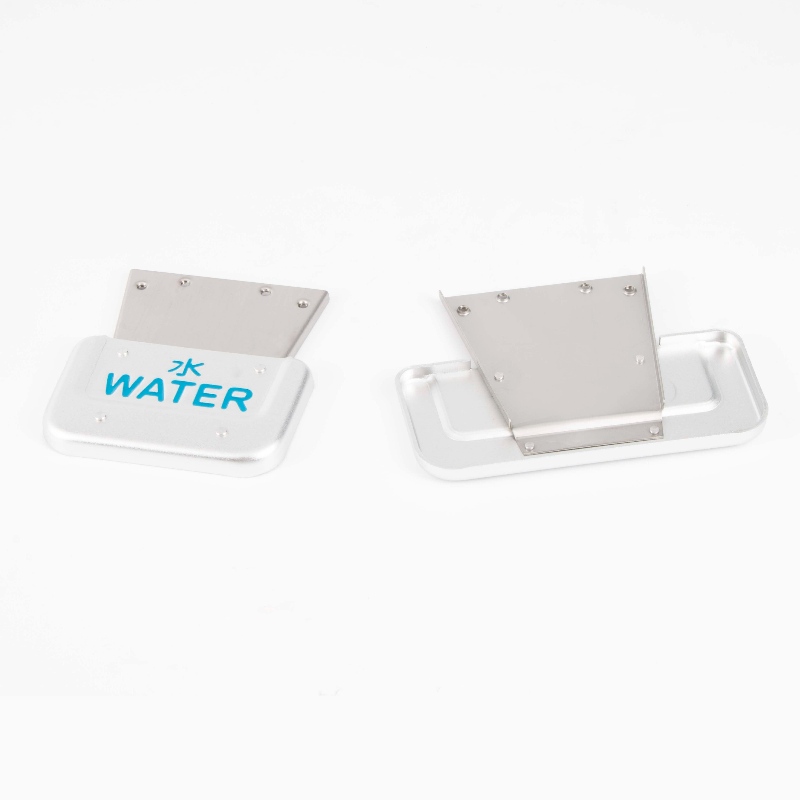 Placas estampadas de aluminio con color