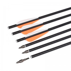 Elongarrow 16inches 6 * 8mm Tiro con arco de filtro de fibra de vidrio flechas
