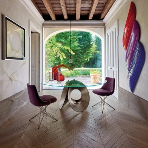 Modern de 1.8 m de estilo chino Mesa de comedor Gran restaurante MDF Mesa de comedor redonda de madera Conjunto de 10 plazas