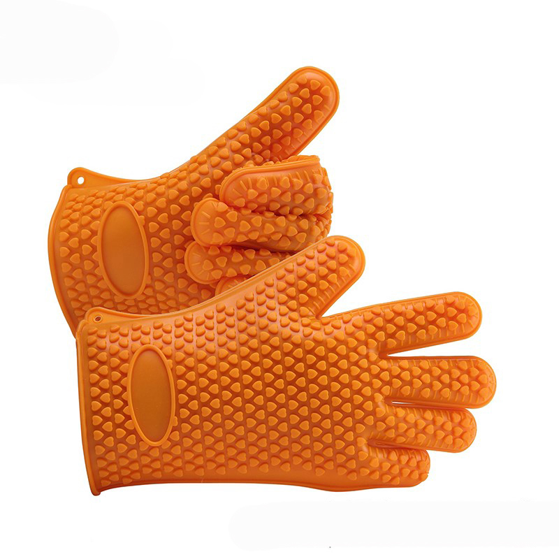 Guantario de horno de silicona resistente al calor de tamaño libre personalizado