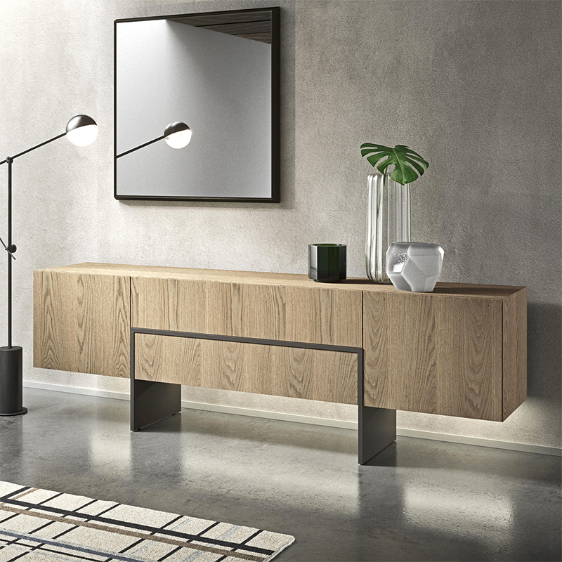 Nórdico simple gabinete de madera moderno buffet buffet muebles de comedor