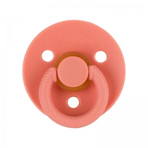Pacifier de silicona de grado alimenticio duradero para reciénnacidos para bebés