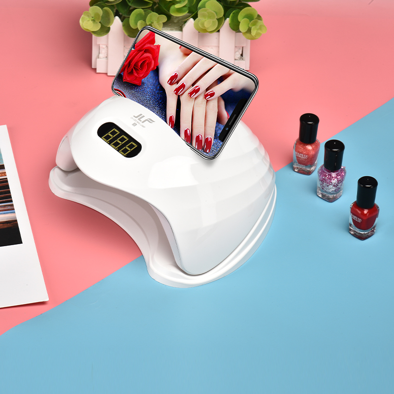 Máquina de fototerapia de arte de uñas con soporte de teléfono móvil JLF5