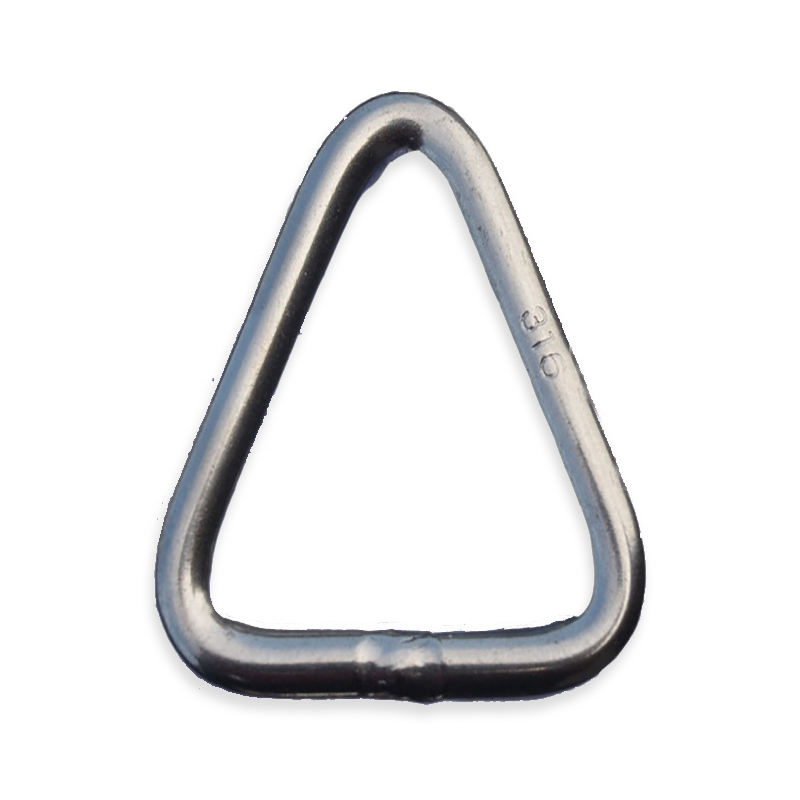Anillos de diferentes tamaños al por mayor, anillos de triángulo SS316 de acero inoxidable