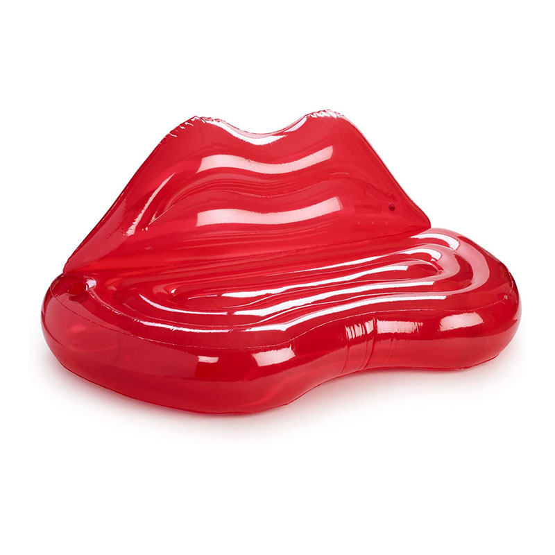 Sofá de sofá de sofá de labio rojo claro