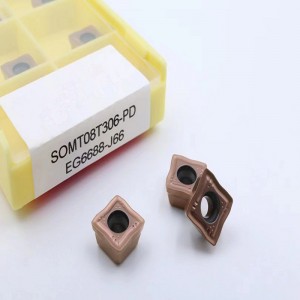 Somt Insertar mecanizado de acero, acero inoxidable, hierro fundido, aleación de aluminio, latón