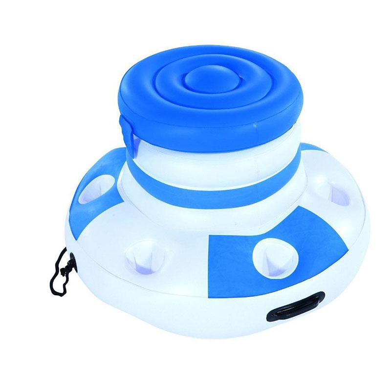 Piscina de cubierta de hielo inflable Flotas Adultos de plástico Cubos de hielo Beber Accesorios denatación para el enfriador Juguetes Boia Piscina