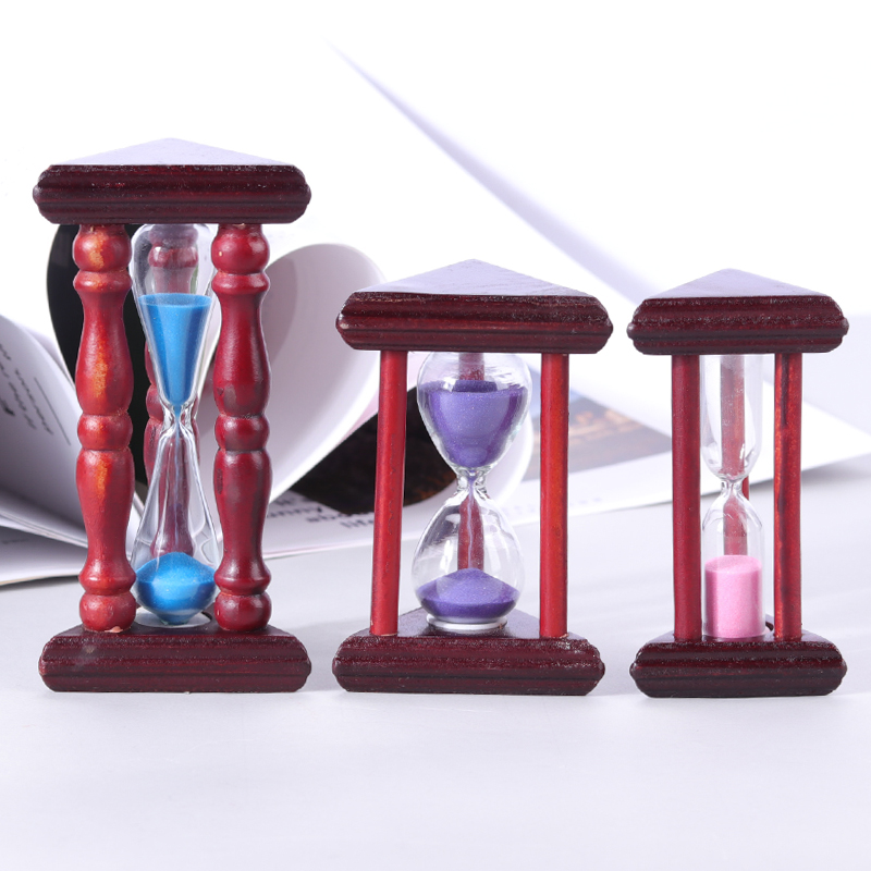 15 minutos personalizados decoración del hogar muebles de temporizador de arena madera grande de una hora relojes de arena de una hora