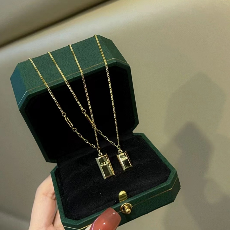 Nuevo estilo de moda 999 5G Tecnología Collar de oro paraniña