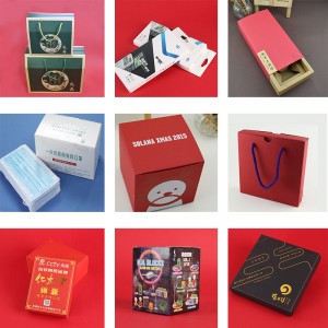 Café de café personalizado Caja de cartón Black Carton Kraft Paper Box Té Nougat Papel blanco Caja pequeña