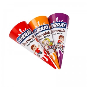 Papel de helado de grado alimenticio Helado helado Cono Cono Papelado de papel e impresión Fabricantes Diseño y producción a pedido