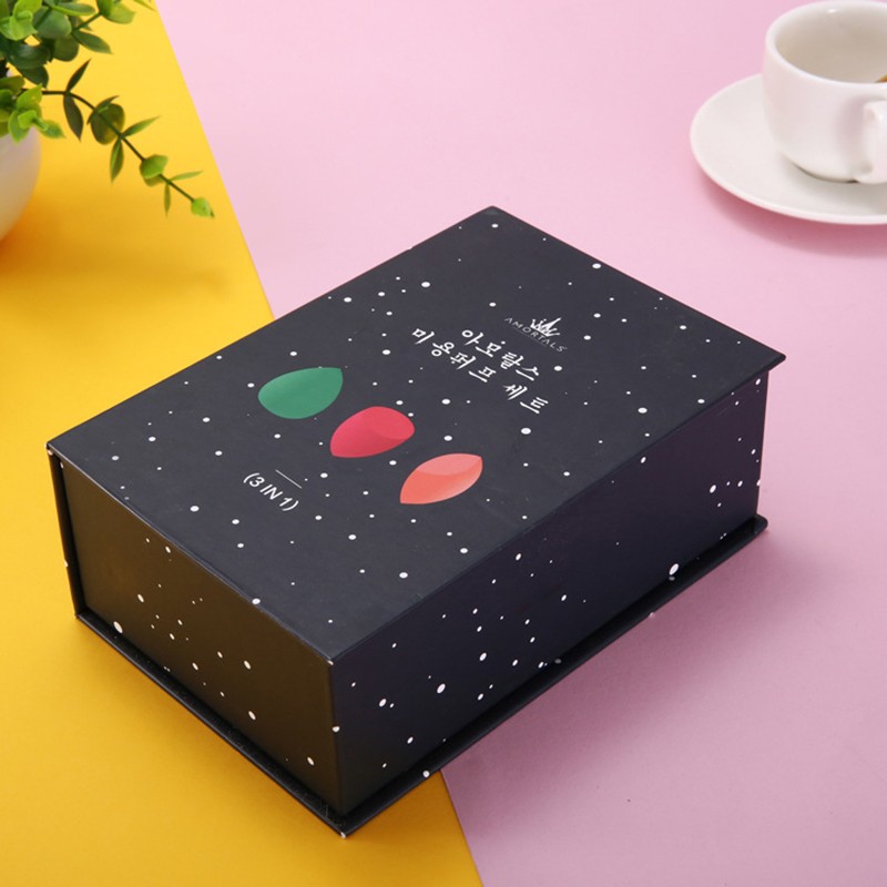 Tapa de regalo Tiandi Cosmética personalizada Tarjeta blanca Caja de color Box Square Flip Box Packaging