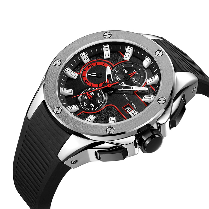 Daniel Gormantop Brand Luxury Sport Watch Miren Military Watches Store de goma azul Automático C Relojes RM2205