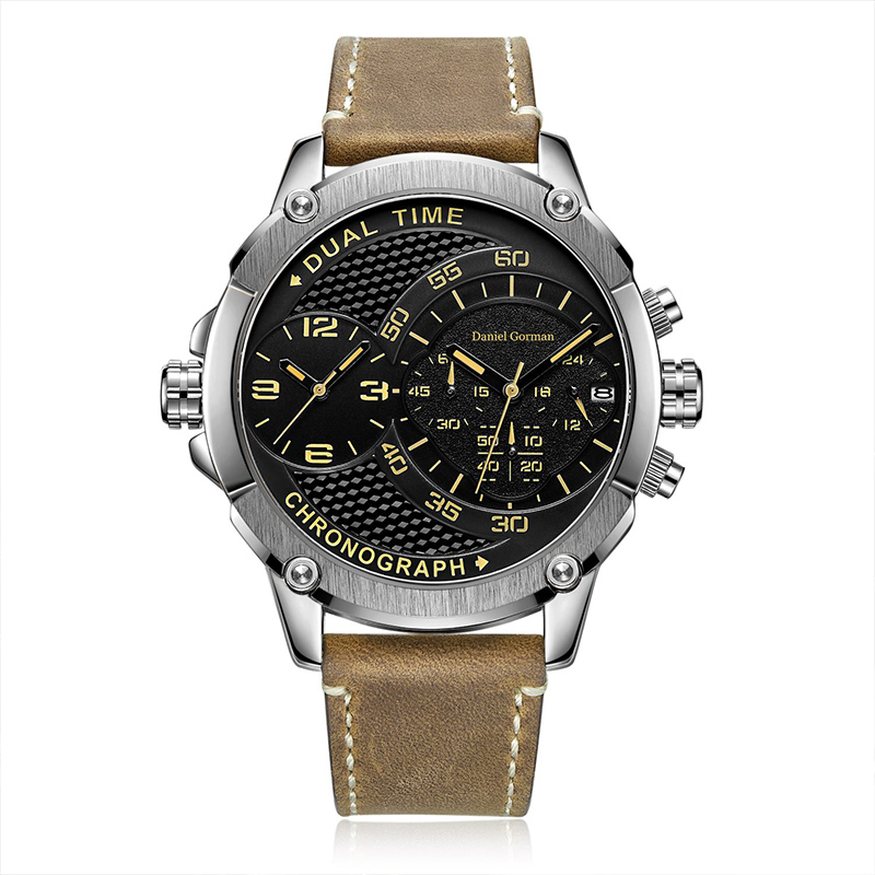 Danlei Gorman RM220 Reloj Top Brand Luxury Waterproof Sports Watch Ratio de cuarzo de cuero militar Dropship Droppiship