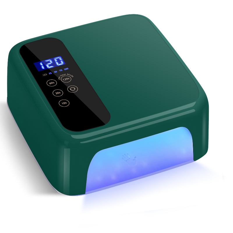M&r 602Pro Lámpara de uñas LED inalámbrica inalámbrica, secador de uñas inalámbrico, luz de uñas LED recargable de 72W, lámpara de uñas LED UV de gel portátil con 4 sensores de ajuste de temporizador y pantalla LCD, lámpara de uña LED profesional para esmalte de gel