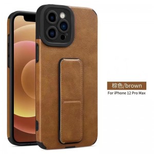 Adecuado para Apple iPhone12Pro MAX Case, Tipo de titular Case de cuero de teléfono móvil iPhone13Pro Case de protección de cuero