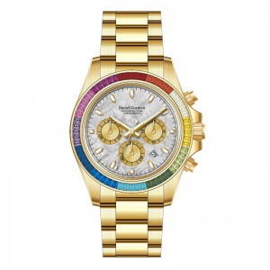 Reloj de lujo Cuarzo de acero inoxidable WatchDG9003