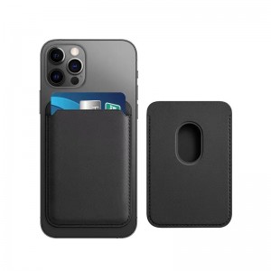 Adecuado para Apple Magsafe Card Bag Magnetic Accessory manga iPhone13 caja protectora de cuero iPhone13pro bolsa de tarjeta de presentación