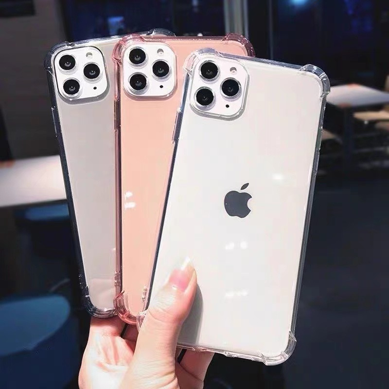 Adecuado para Apple 13Promax Case de teléfono Transparente Case de teléfono de silicona airbag todo incluido