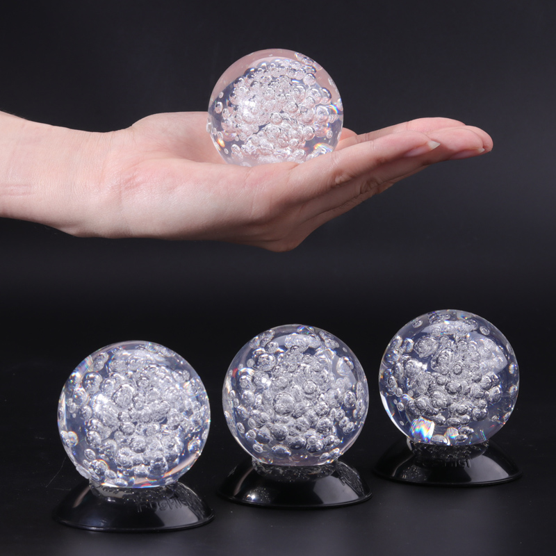 Moderno Usiness Souvenir Regalo creativo Fengshui Papapié Amber Montaña Bola de agua Bola de burbuja para fuente para fuente