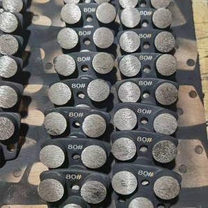 Sector 2 cilindros Diamond Disc 30#/eliminato de discos de molienda de pintura viejos en superficies de concreto