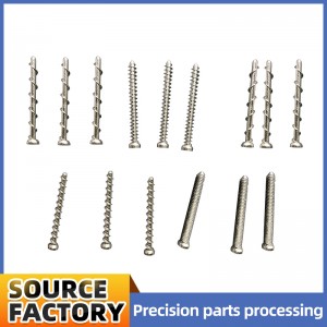 Piezas mecanizadas de CNC