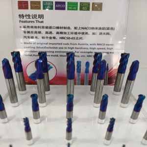 Tipo estándar de molino de bola de bola de extremo de la base fiduciaria de cuatro borde