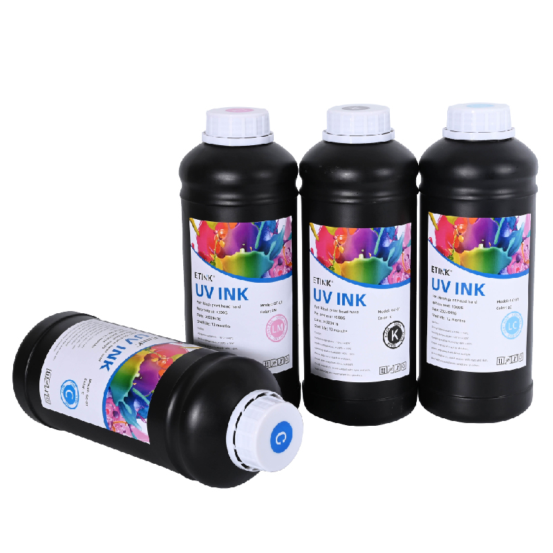 La tinta suave dirigida por UV es adecuada para la cabeza de impresión Ricoh a la impresión de metal, acrílico