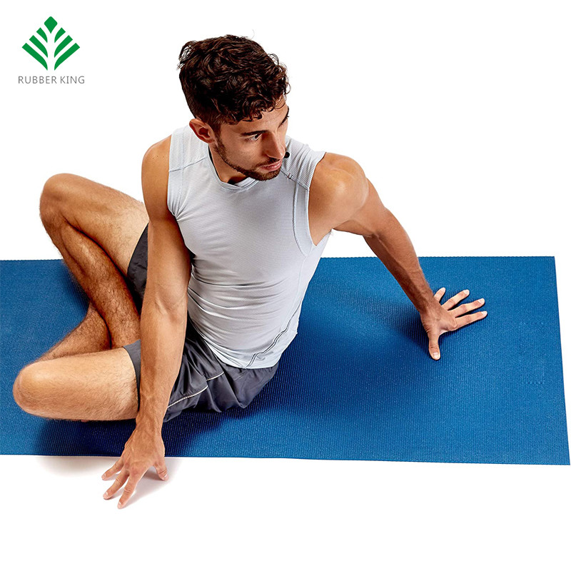 Estera de yoga premium con honda portadora de yoga, verde azulado, 72 pulgadas x 24 pulgadas x 1/4 pulgada de espesor