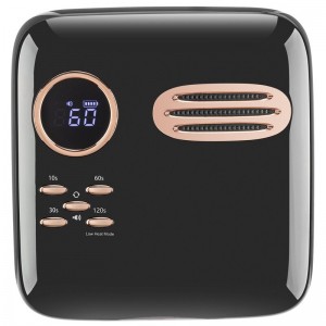 M&r 701pro lámpara de uñas LED inalámbrica inalámbrica, secadora de uñas inalámbricas, luz de uñas LED recargable de 72W, lámpara de uñas LED UV de gel portátil con 4 sensores de ajuste de temporizador y pantalla LCD verde